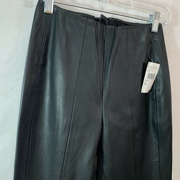 BLANKNYC Womens NWT High Waist Faux Leather Leggings in Black Sz 26 or 27 - Picture 8 of 8